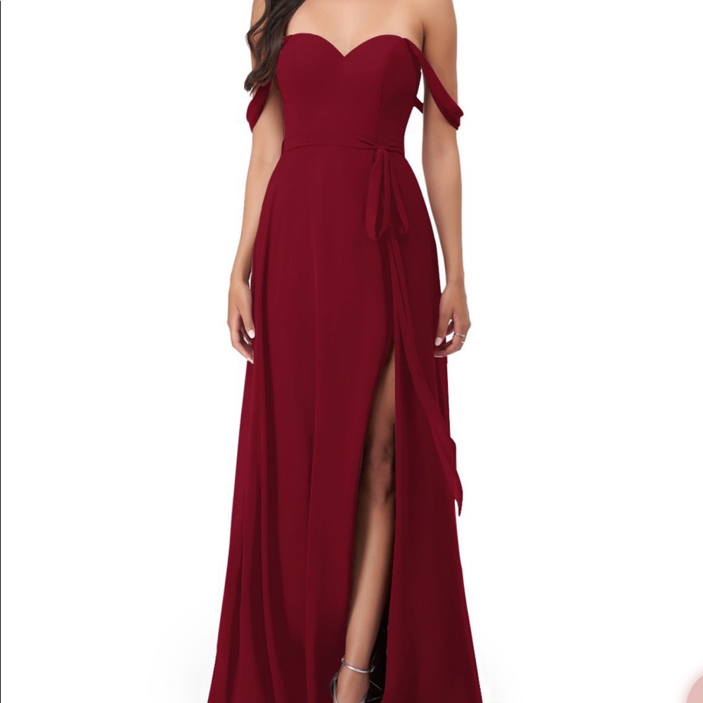 Burgundy Bridesmaid Dress